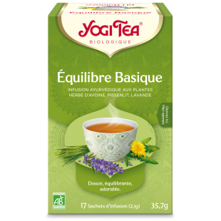 Yogi Tea - Equilibre Basique Bio 17 sachets - Thé Ayurvedic - 1 - Herboristerie du Valmont Yogi Tea - Equilibre Basique Bio 17 sachets - Thé Ayurvedic - 1 - Herboristerie du Valmont