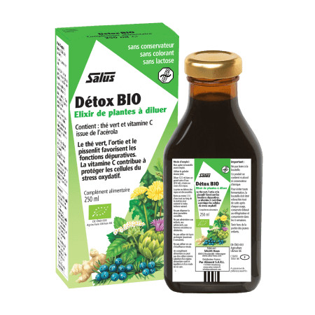 Détox Bio Jus de plantes 250 ml - Salus - Détox - Drainage - 1