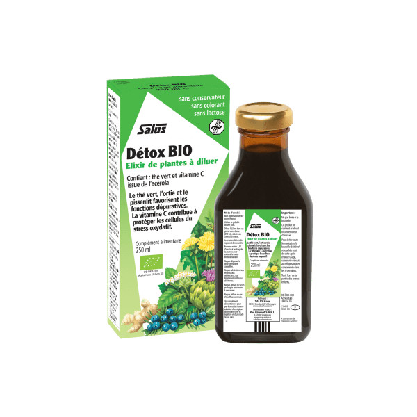 Détox Bio Jus de plantes 250 ml - Salus - Détox - Drainage - 1