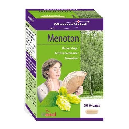 Menoton 30 gélules végétales - Mannavital - Complément alimentaire - 1