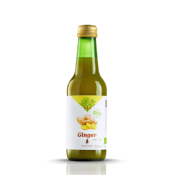 Gingembre frais 100% pur jus bio 250 ml - Martera - Herboristerie du Valmont