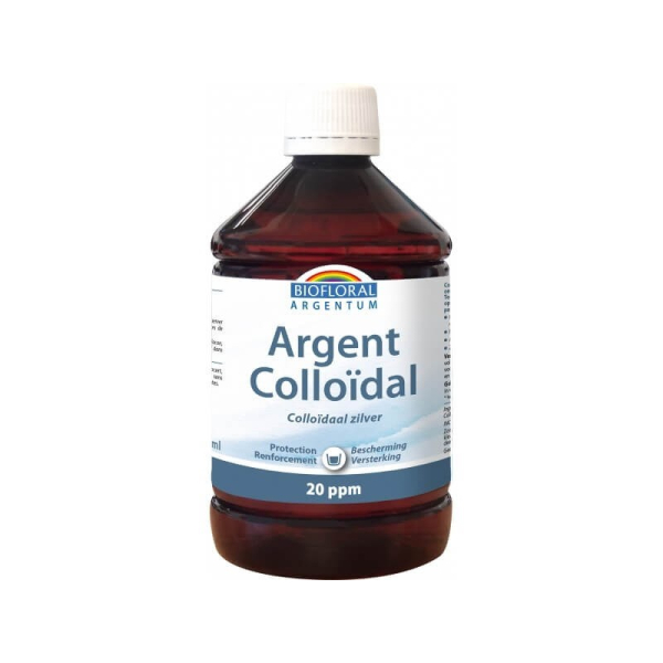 Argent Colloïdal 20 Ppm - Flacon De 500 Ml - Marque Jolivia