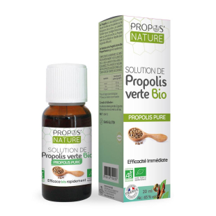 Teinture mère de Propolis verte Bio 20 ml - Propos'nature - 1 - Herboristerie du Valmont Teinture mère de Propolis verte Bio 20 ml - Propos'nature - 1 - Herboristerie du Valmont