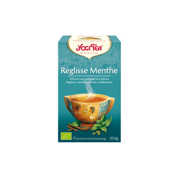 Yogi Tea 'Réglisse Menthe'  Bio 17 sachets - Thé Ayurvedic - Yogi Tea + - 1