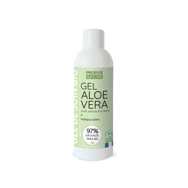 Gel natif d'Aloe vera (jus 100% frais) Bio 200 ml - Propos'Nature - Soin du visage et du corps à l'Aloé-vera + - 1
