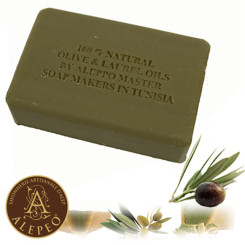 Savon d'Alep Ambre et Musc à 8% d'huile de laurier 100 gr - Alepeo - Savon d'Alep + - 1