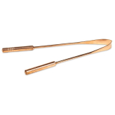 Gratte-langue (Hrid dhauti) en cuivre modèle supérieur 30 gr - Lota, Neti Pot et Gratte Langue - 1-Zungenschaber aus Kupfer, Superior-Modell, 30 g