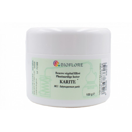 Beurre de Karité végétal filtré  100 gr - Bioflore - Matières premières  - 1