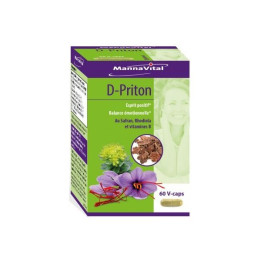 D-Priton 60 capsules végétales - Mannavital - Stress - Dépression - Anxiété - 1