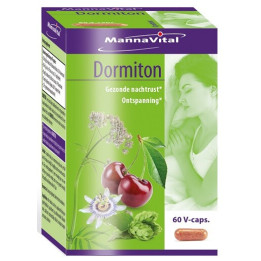 Dormiton 60 gélules végétales - Mannavital - Sommeil - 1