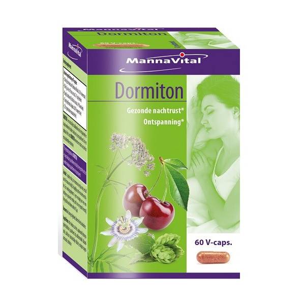 Dormiton 60 gélules végétales - Mannavital - Sommeil - 1