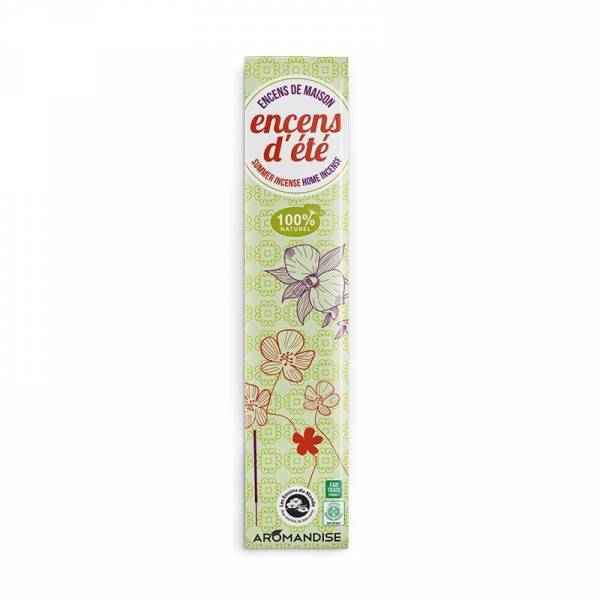 Encens d'été 12 bâtonnets 100 % naturel pour la maison - Aromandise - Anti-Moustiques - Piqûres - 2