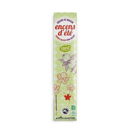 Encens d'été 12 bâtonnets 100 % naturel pour la maison - Aromandise - Anti-Moustiques - Piqûres - 2 Encens d'été 12 bâtonnets 100 % naturel pour la maison - Aromandise - Anti-Moustiques - Piqûres - 2