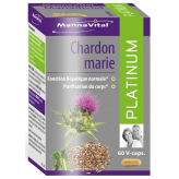 Chardon Marie Platinum (Extrait standardisé) 60 capsules végétales - Mannavital - Détox - Drainage - 1-Mariendistel Platinum (standardisierter Extrakt) 60 pflanzliche Kapseln - Mannavital