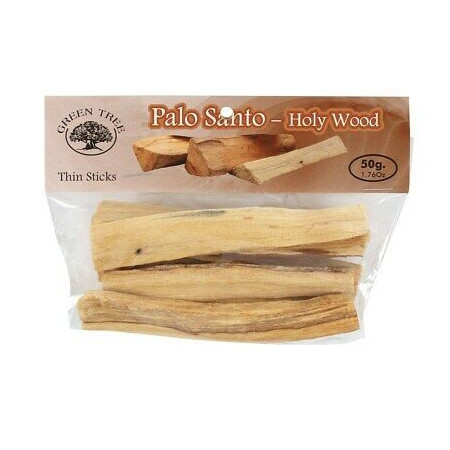 Palo Santo Bois sacré - Bâtonnets 50 gr - Green Tree - Encens, Résines Traditionnelles & Fumigation - 1