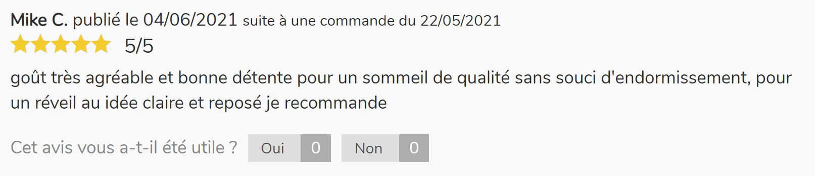 Avis sur la Tisane Nuit Profonde de l'Herboristerie du Valmont - 03