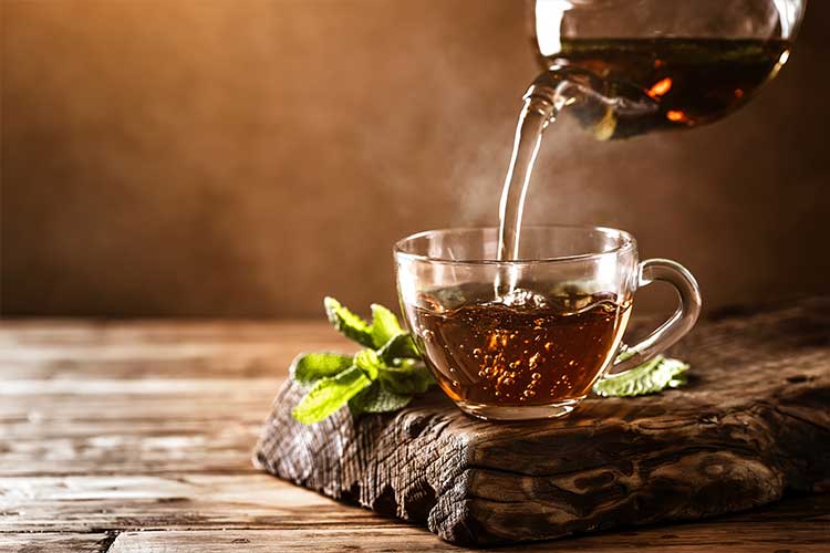 Tasse de tisane pour l'hyperplasie bégnine de la prostate