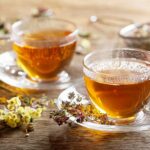 Tasse de tisane d'avoine