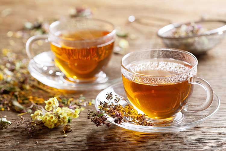 Tasse de tisane d'avoine