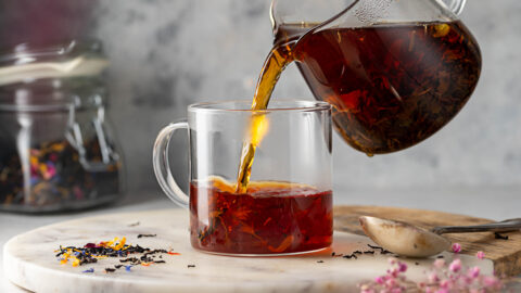 tasse de thé tisane gentiane