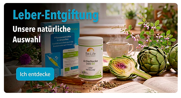 Unsere Auswahl zur Unterstützung der Leberentgiftung